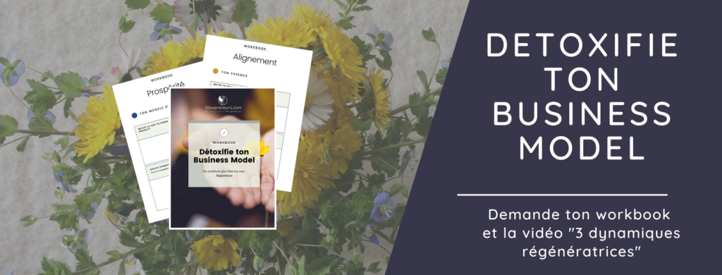 detoxifie ton business model: masterclasse et workbook